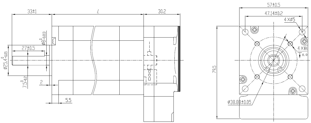 直流伺服一体机